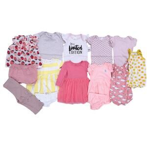 Lot of Girls One-Piece Outfits 9M - Carter's, Nordstrom (1476)